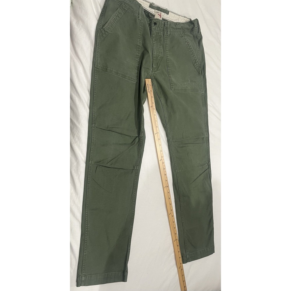 Relwen Mens Fatigue Pants Olive Green Military Utility Trousers Size 38 - Picture 10 of 10